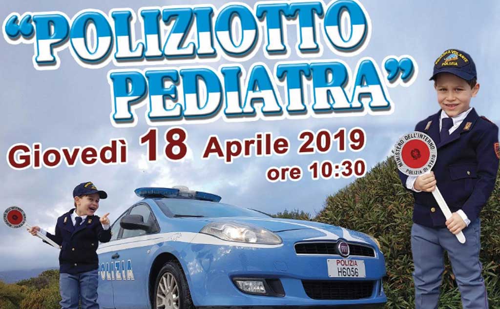 Lamezia, "Poliziotto Pediatra": consegnate uova di Pasqua e gadget ai piccoli pazienti dell'ospedale