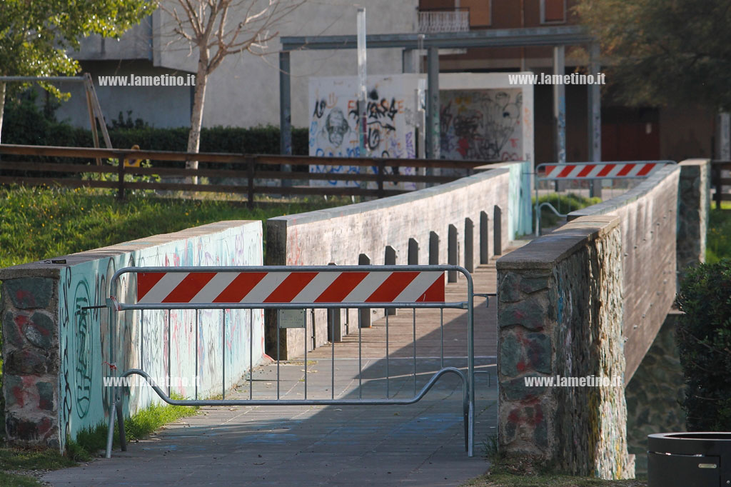 Lamezia: chiuso ponte al parco Mastroianni, è pericolante 