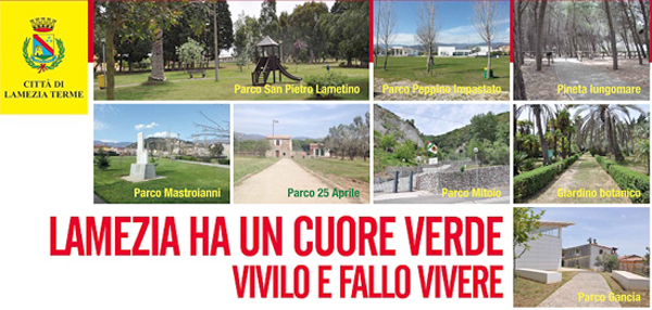 Lamezia: Il Comune lancia campagna di comunicazione sui parchi