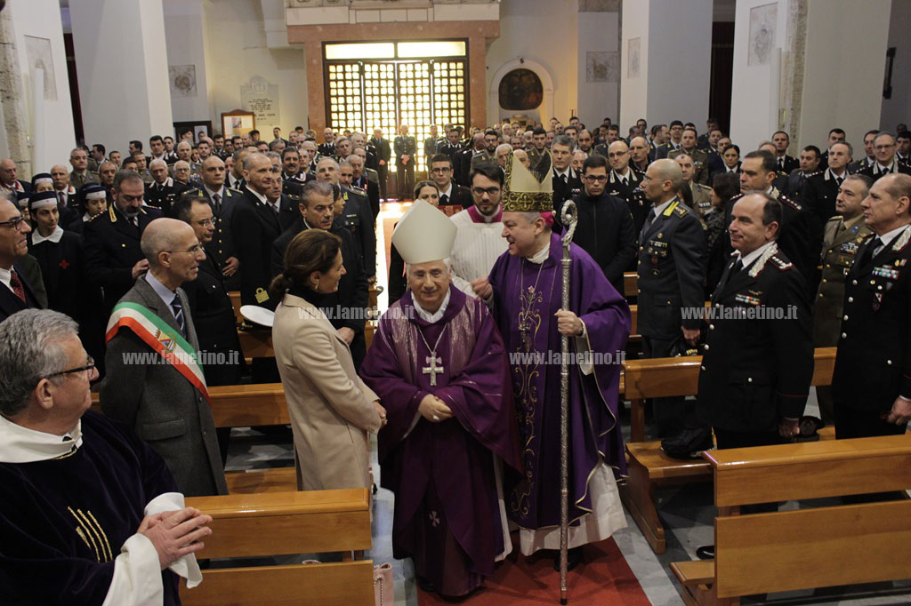 Lamezia, celebrato precetto pasquale interforze in Cattedrale