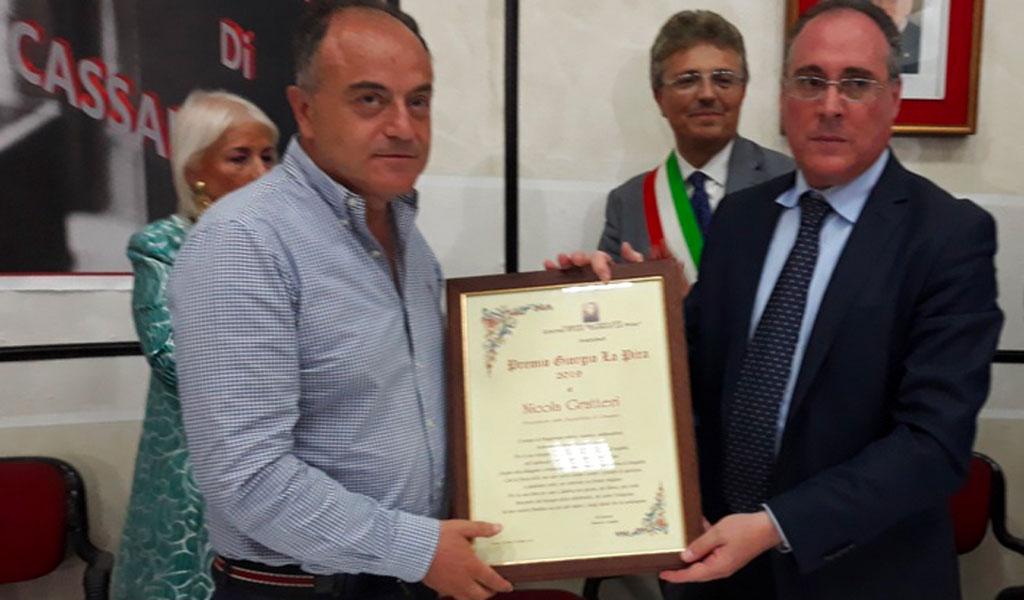 A Gratteri il premio "La Pira": "Magistrato rigoroso" 