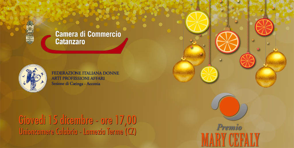 Lamezia, il 15 dicembre l’edizione 2016 del “Premio Cefaly”
