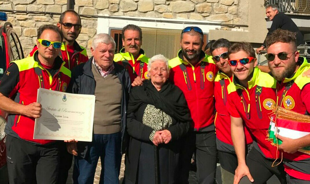 Premiato il Soccorso alpino Calabria per interventi dopo terremoto in Abruzzo