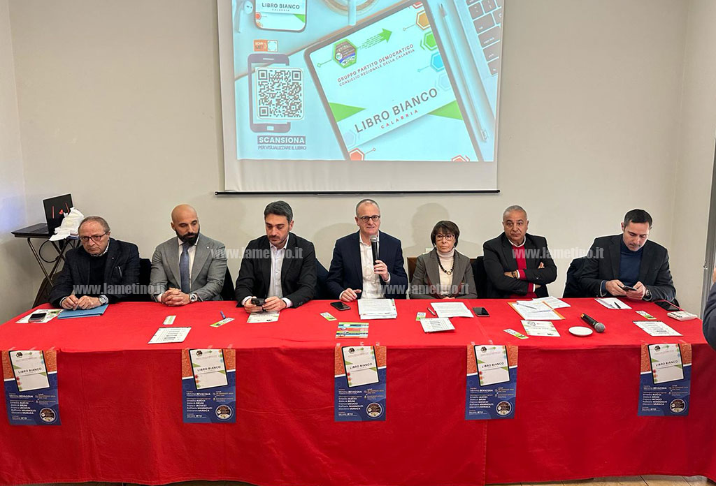 Regione Calabria, presentato a Lamezia il Libro bianco del Pd contro il governo Occhiuto