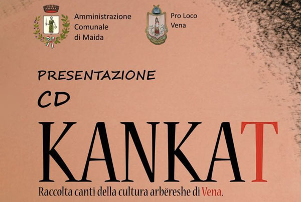 I canti della cultura Arbëreshë di Vena di Maida raccolti in un cd