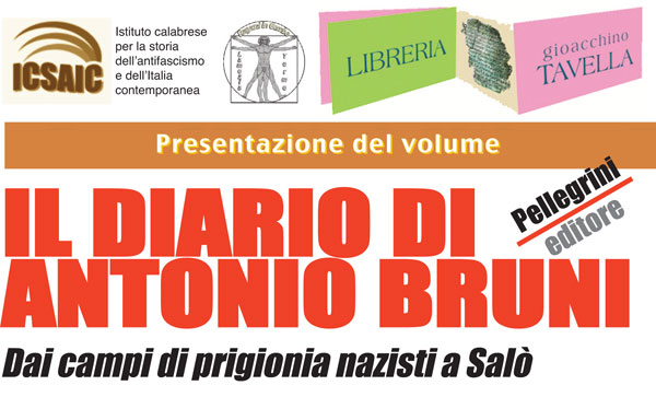  Lamezia, il 6  febbraio presentazione “Il diario di Antonio Bruni” al Salone vescovile