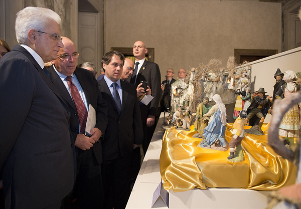 Presidente Oliverio a inaugurazione mostra “Presepi d’Italia” nel Palazzo del Quirinale