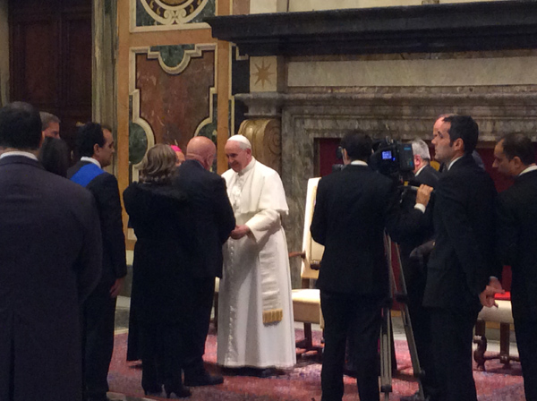 Il Papa riceve il presidente Oliverio