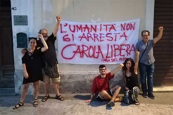 Concluso presidio permanente della Casa del Popolo del Lametino e del Reventino dopo liberazione di Carola Rackete