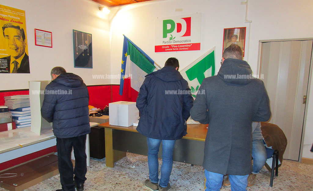 Lamezia, è il giorno delle Primarie Pd: seggi aperti fino alle 20
