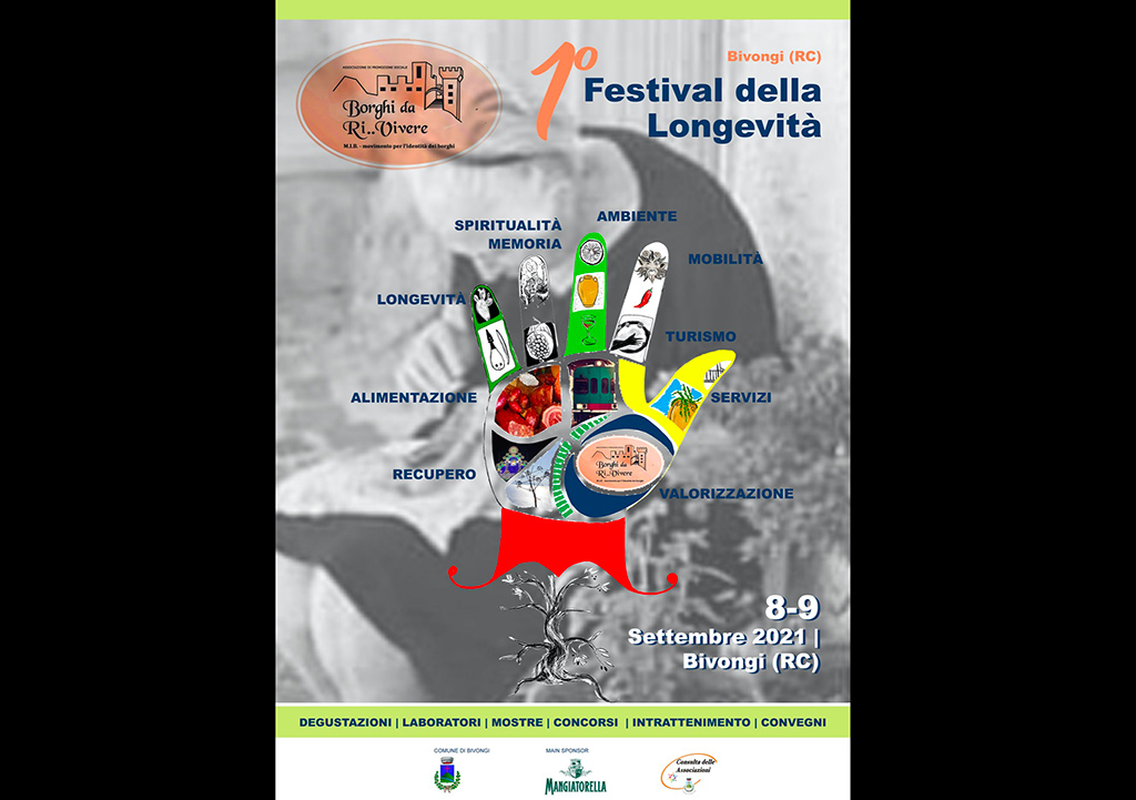 "Festival della longevità", a Bivongi la prima edizione l'8 e il 9 settembre