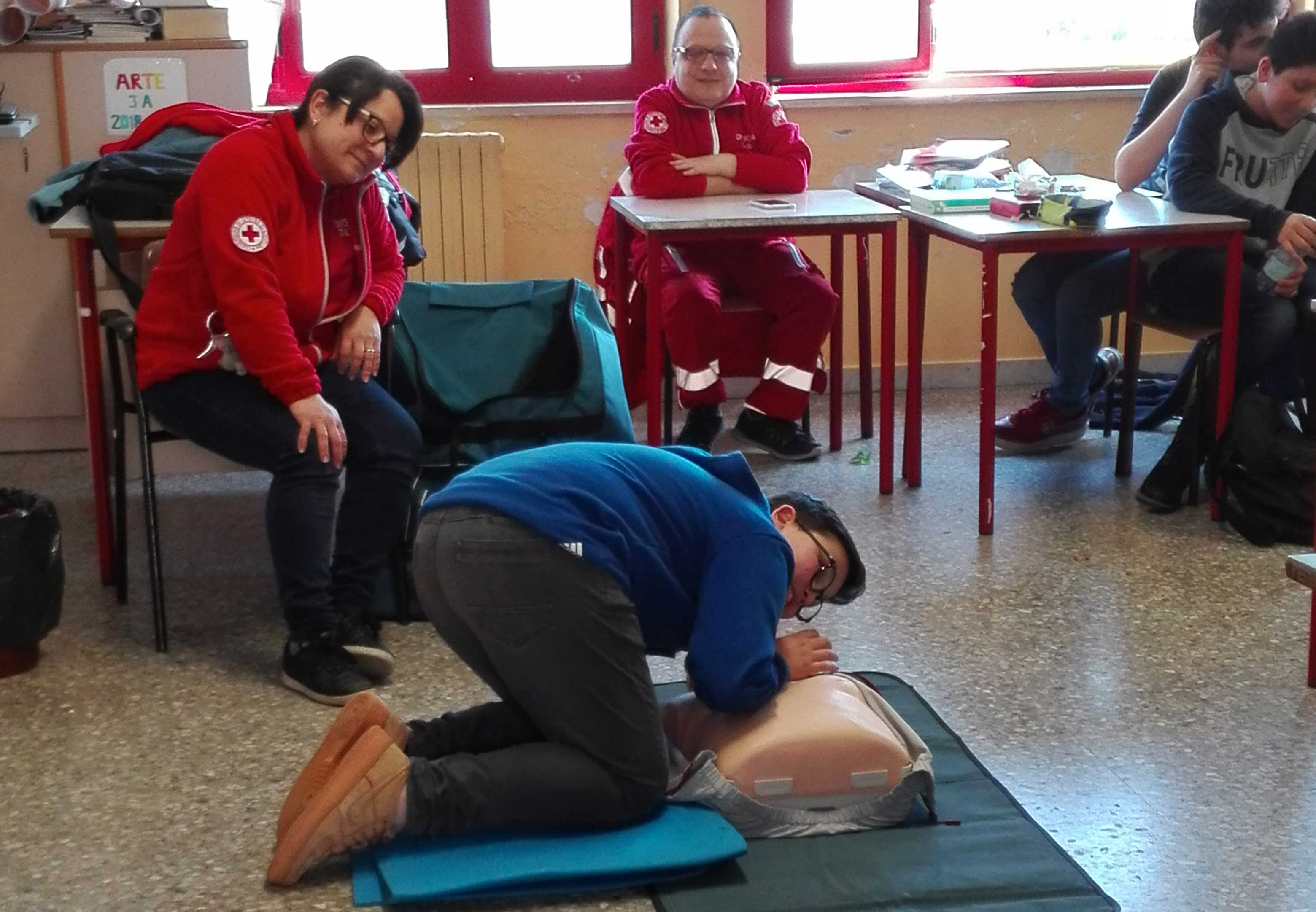 A scuola di "primo soccorso" con gli alunni del'istituto comprensivo di Curinga