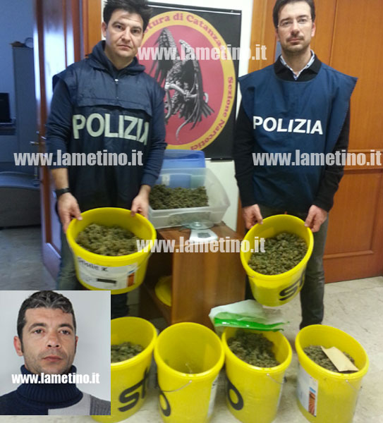 Calabria: Pluripregiudicato nasconde in casa 3,5 kg di marijuana, arrestato