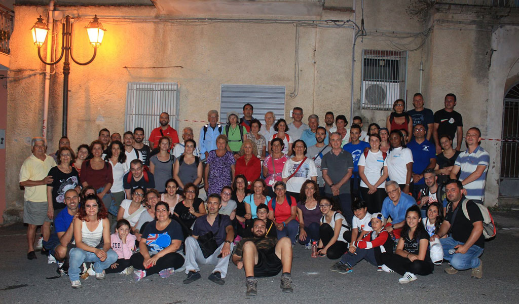 Escursione sotto le stelle a Falerna organizzata dalla Pro Loco