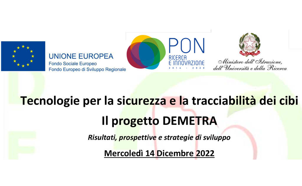 Lamezia, tecnologie per sicurezza e tracciabilità cibi: il 14 dicembre presentazione progetto Demetra