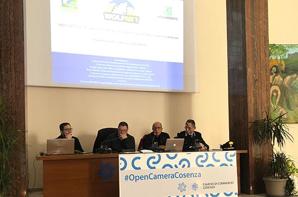 Progetto Wolfnet Sila presentato a Cosenza 