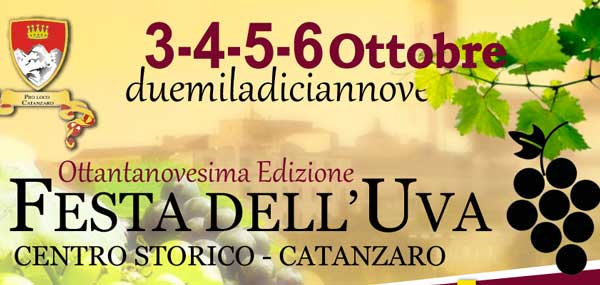 Ritorna la festa dell'uva nel centro storico di Catanzaro