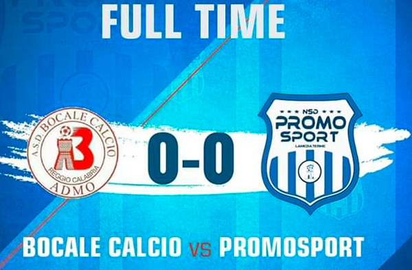 La Promosport impatta a Bocale ma raggiunge lo Scalea al secondo posto