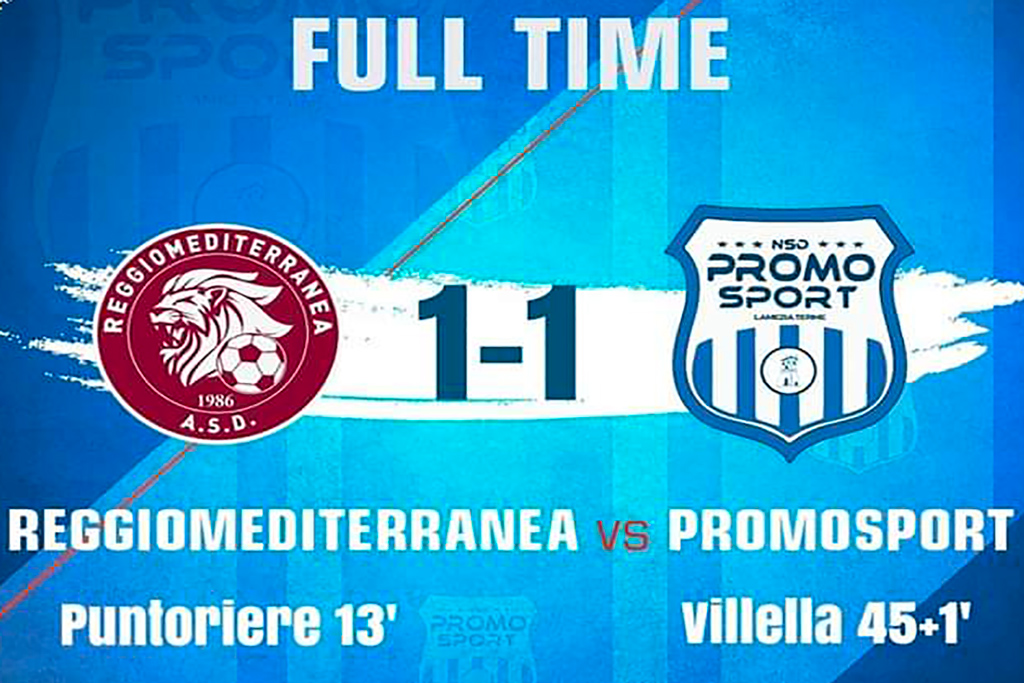 Promosport pareggia 1-1 in casa della Reggiomed e resta ora da sola al secondo posto