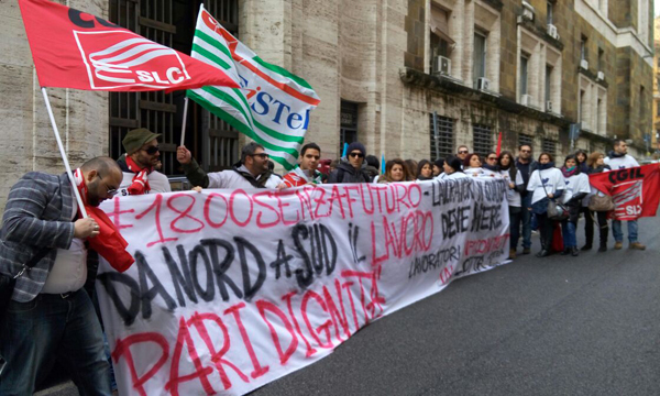 Infocontact: a Lamezia consiglio comunale congiunto, a Roma riunione al Mise e protesta lavoratori