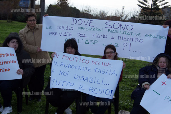 Lamezia, tagli ad assistenza disabili: Progetto Sud pensa ad azioni legali