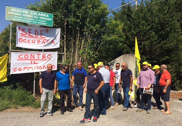Commissariamento Consorzio bonifica Alto Ionio Reggino, protesta a Roccella