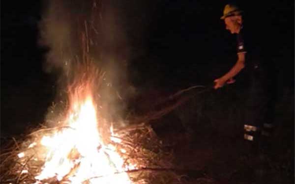 Esercitazione antincendio a Conflenti