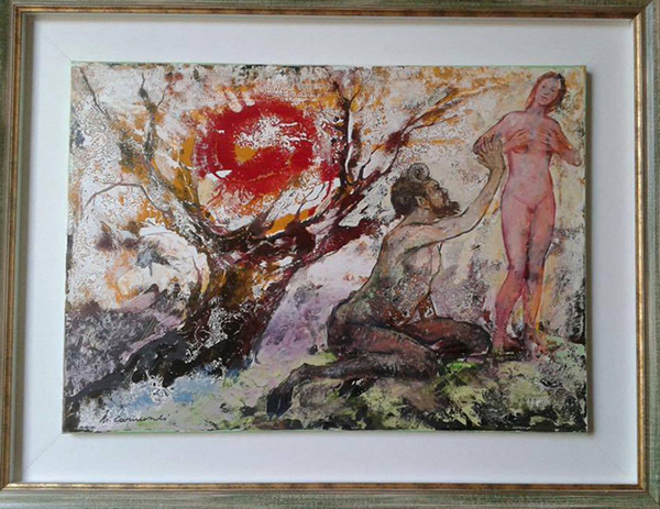 Sarà sorteggiato a Palmi quadro del Maestro Carnevali realizzato in solidarietà alle popolazioni colpite da sisma