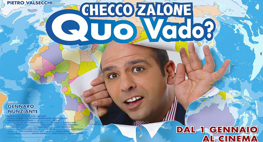 Lamezia, “Quo Vado” di Checco Zalone dal 10 gennaio al Grandinetti