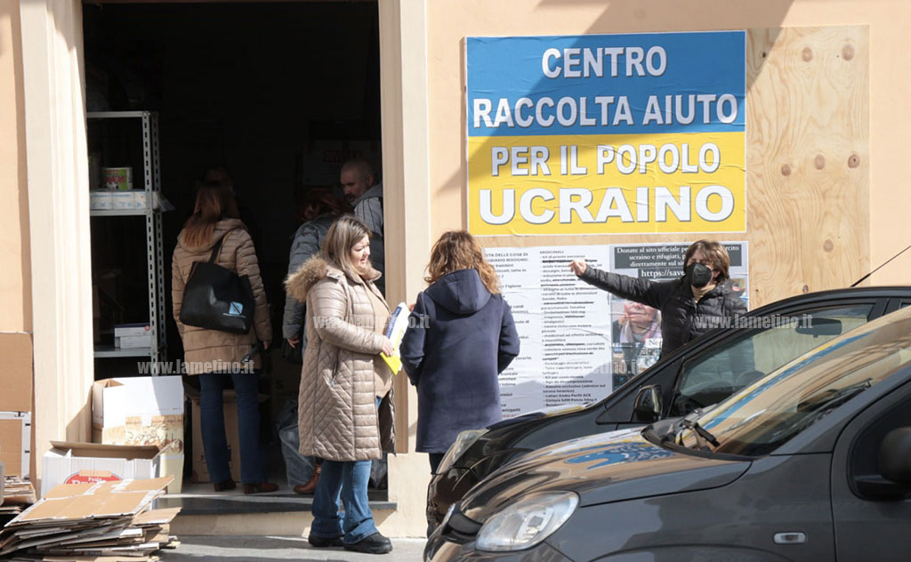 Lamezia, prosegue la solidarietà per il popolo ucraino