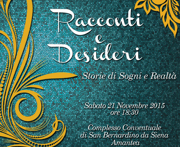 Al via la XII edizione di “Racconti e desideri: storie di sogni e realtà” ad Amantea
