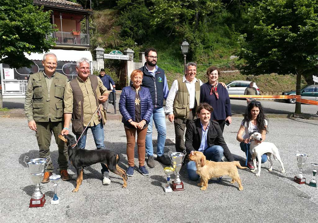 Concluso a Gizzeria il raduno nazionale per cani da seguita 