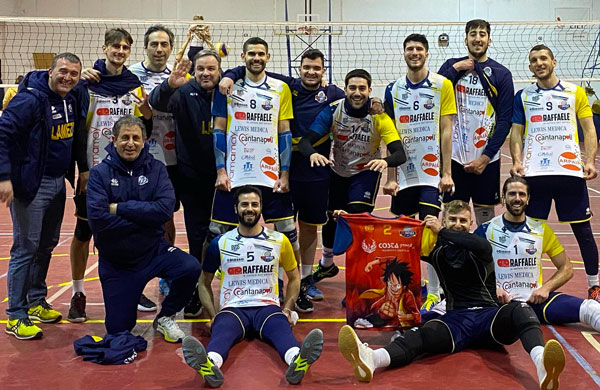 Pallavolo B maschile, Raffaele Lamezia espugna il palasport di Aci Catena