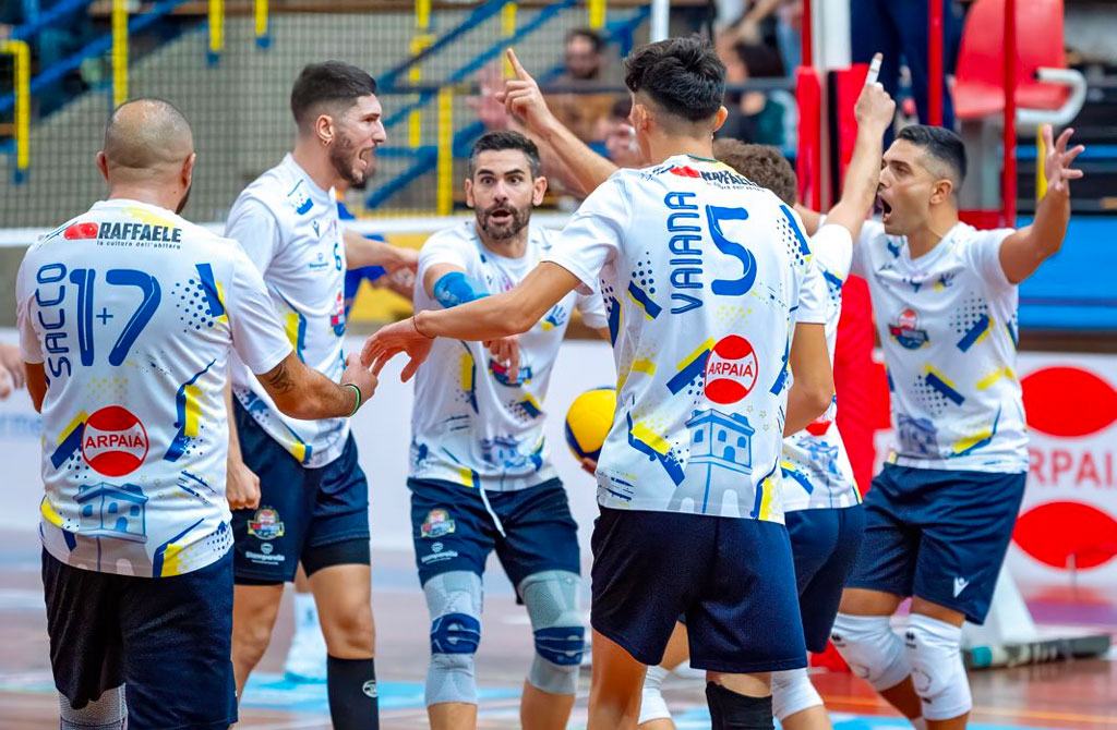 Raffaele Arpaia Lamezia liquida in tre set Sciacca