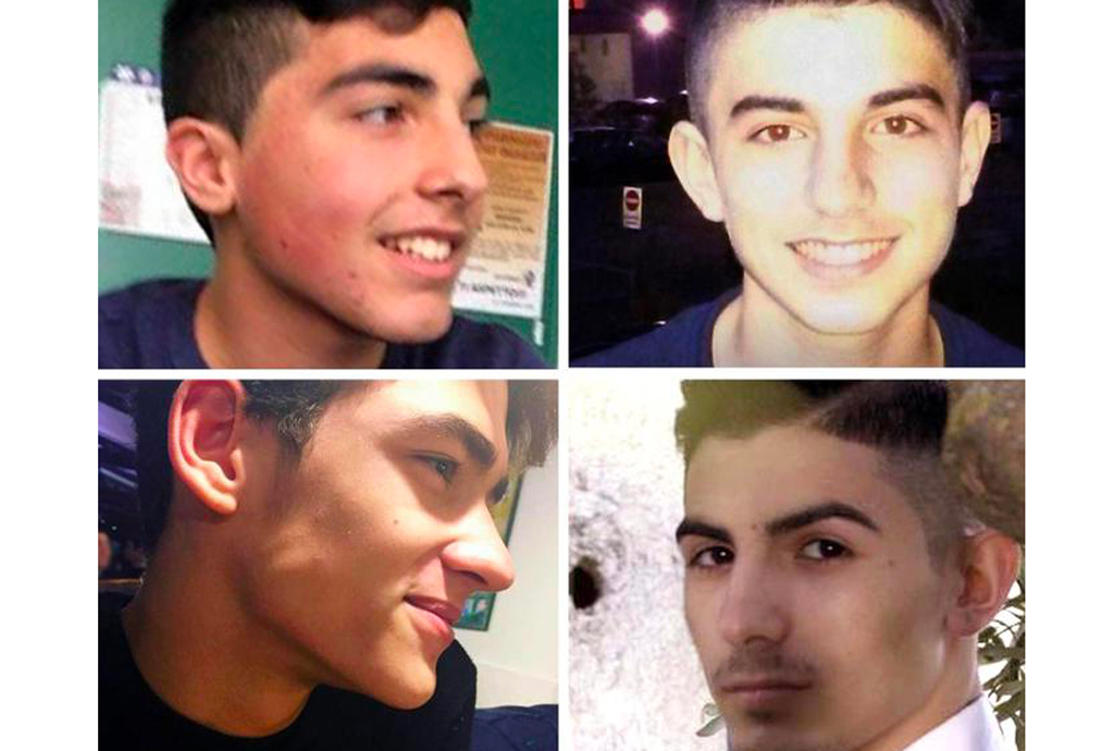 Schianto mortale a Cosenza, fiaccolata in memora dei 4 giovani 