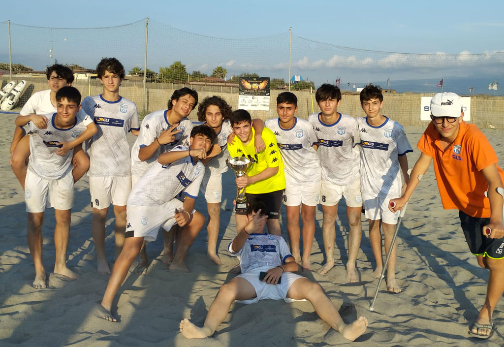 Beach Soccer under 15, primo posto per i ragazzi della Promosport