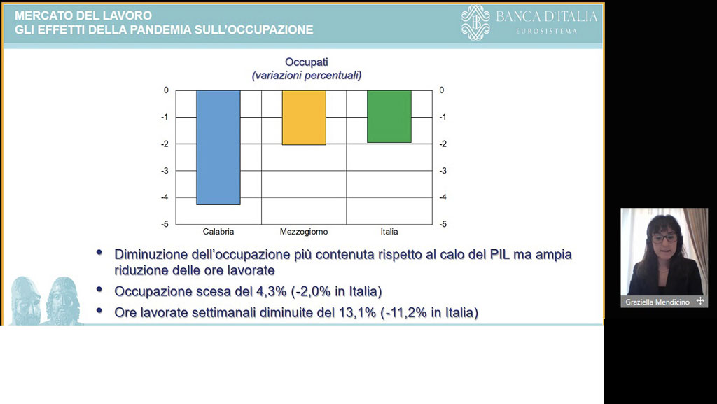 Rapporto Banca d'Italia su economia calabrese: "Condizione di crisi ma ripresa possibile con vaccini e Recovery plan"
