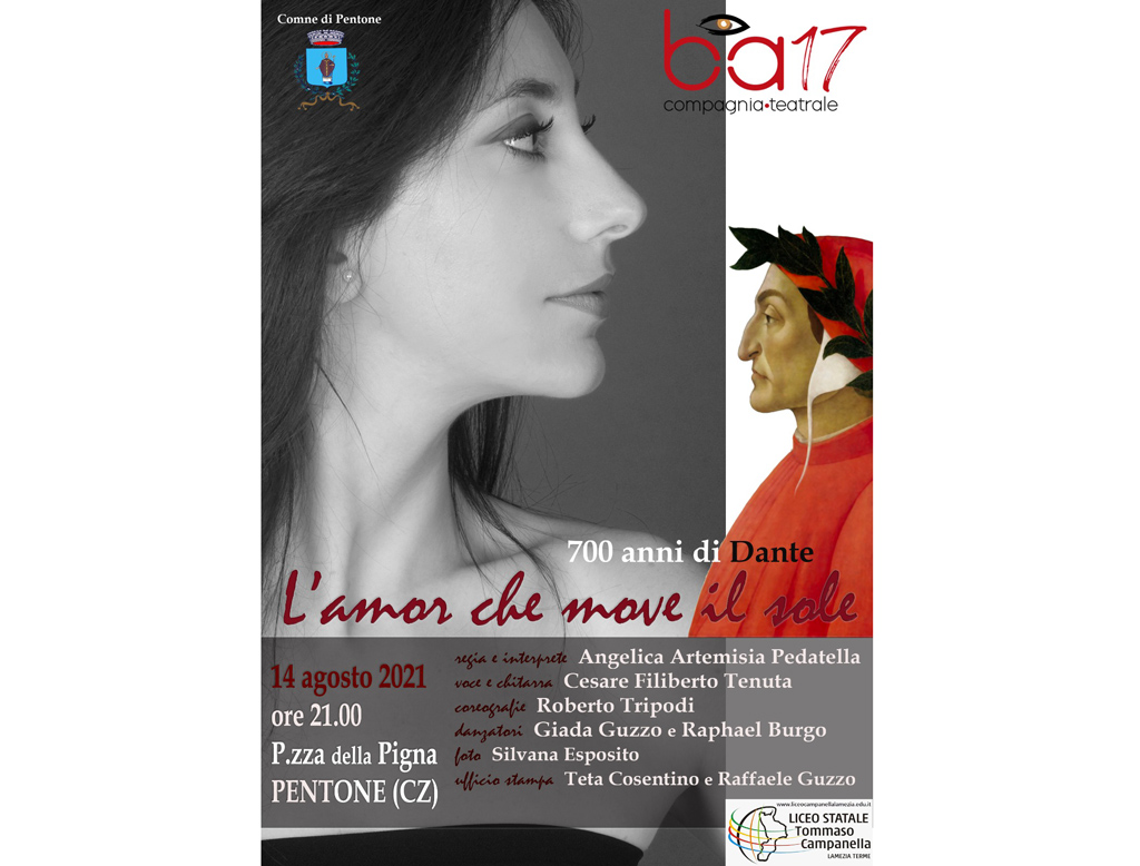  Ba17 racconta Dante a Pentone con il recital "L'Amor che move il sole…" 