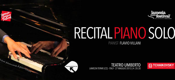 Lamezia: Classica Festival, questa sera Recital Piano Solo al teatro Umberto