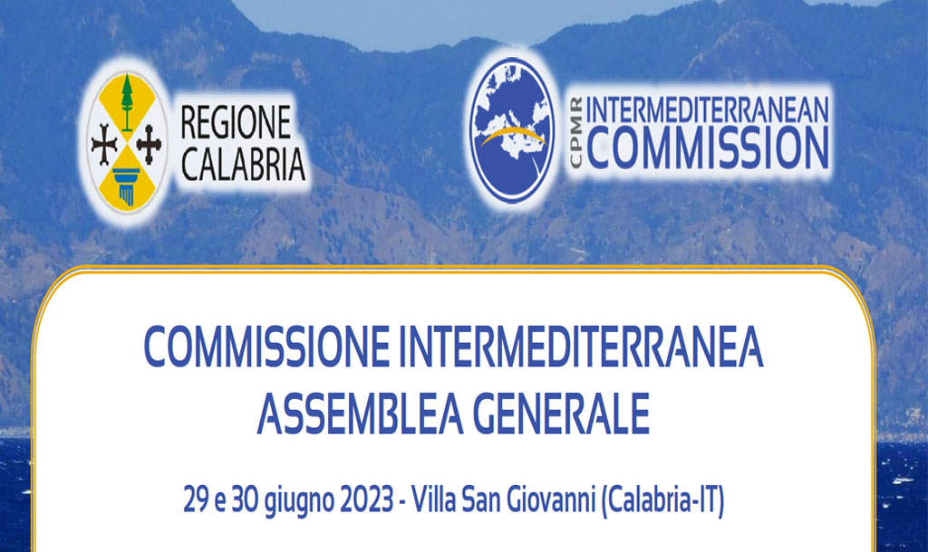 Il 29 e 30 giugno in Calabria per l'assemblea generale della commissione intermediterranea
