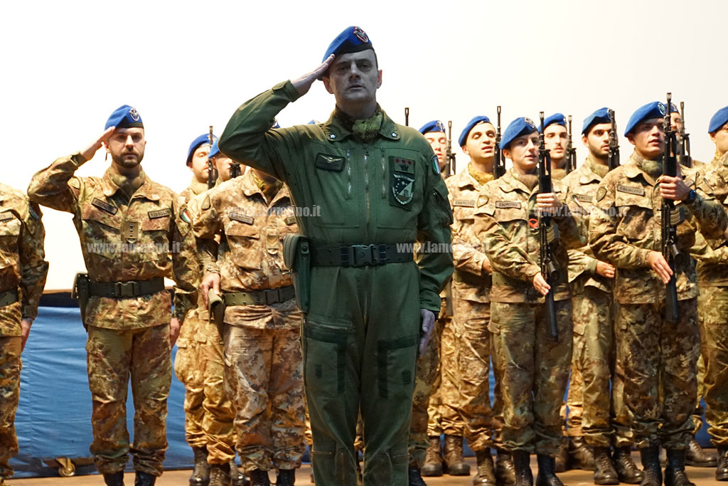 Lamezia: Reggimento Sirio, cerimonia di insediamento del colonnello Sambin - VIDEO
