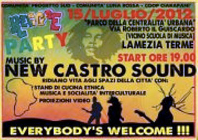 Lamezia: Questa sera musica raggae al parco Scinà