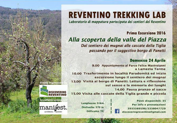 Lamezia, domenica 24 aprile al via la stagione escursionistica di Reventino Trekking