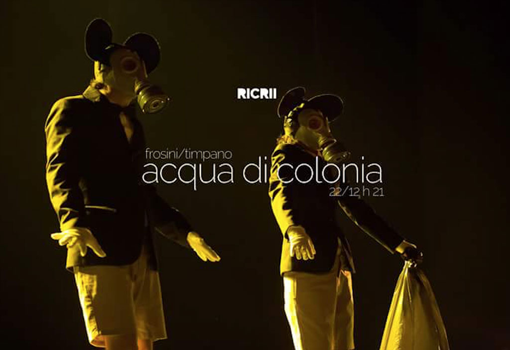 Lamezia, riparte rassegna teatro contemporaneo "Ricrii": il 22 dicembre Frosini/Timpano al Tip con "Acqua di colonia"