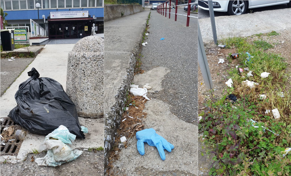 Lamezia, Gigliotti (Italia Nostra): "Ancora rifiuti nel perimetro ospedaliero"