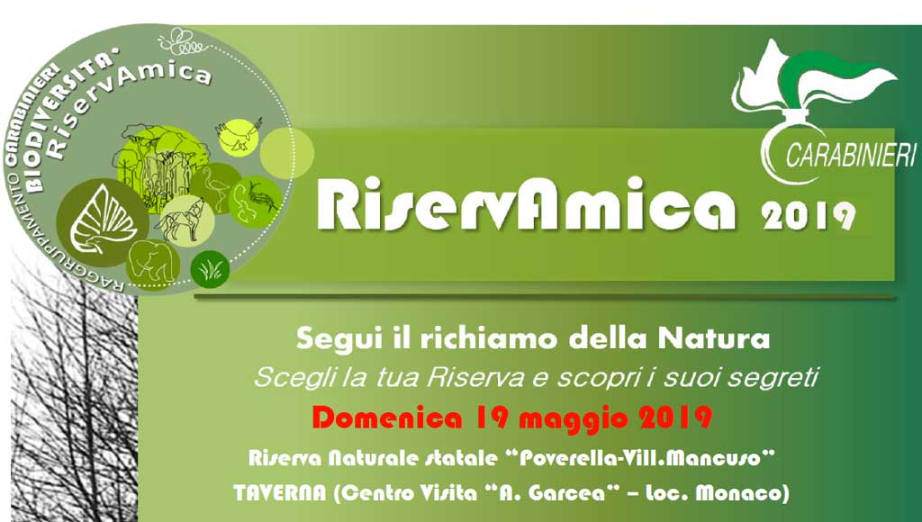 Arma dei carabinieri apre al pubblico 130 "tesori verdi" per RiservAmica 2019