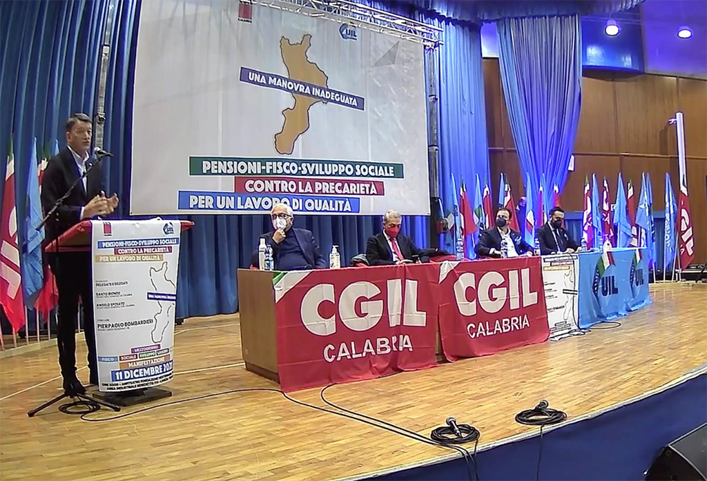 Lamezia, incontro unificato Cgil e Uil su manovra: "Governo e politica cambino scelte"