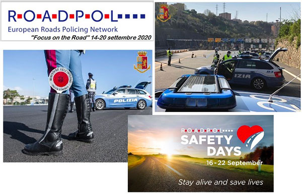 Settimane della Mobilità e Sicurezza sulle strade, Polizia impegnata in due campagne europee “Focus on the Road” e “Safety Days” 