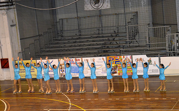 L’associazione lametina “Roller Club” alla festa dell’Epifania al Palapace di Vibo 