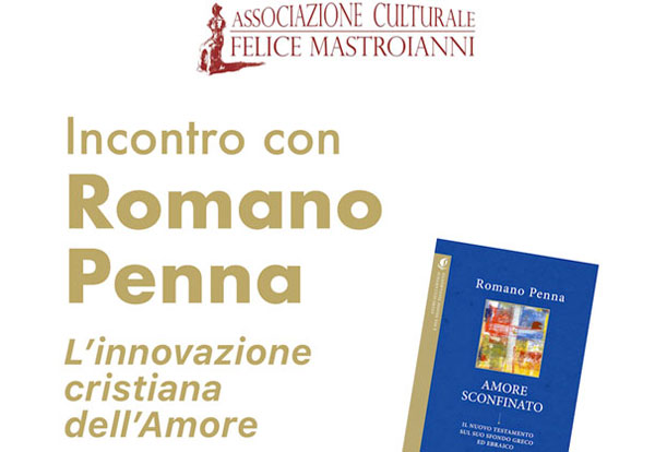 Lamezia, “L’innovazione cristiana dell’amore” nel racconto di Romano Penna al salone della parrocchia del Rosario